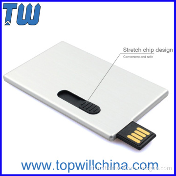 Metal Sliding Creidt Card 8GB Pen Drive